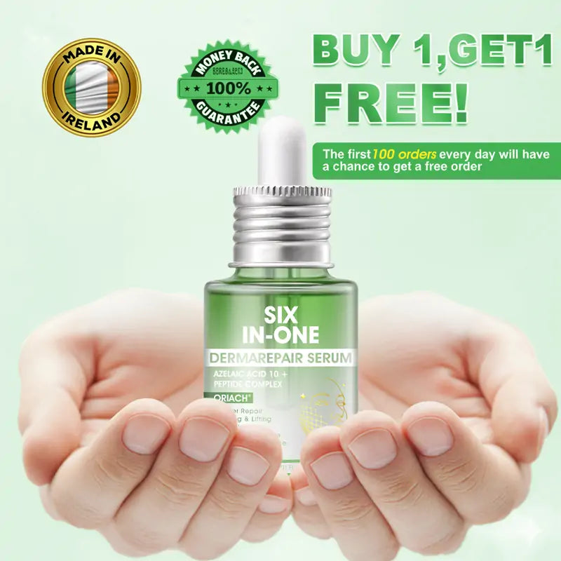 𝐎𝐫𝐢𝐚𝐜𝐡® 𝐀𝟏𝟎+ 𝟔-𝐢𝐧-𝟏 𝐃𝐞𝐫𝐦𝐚𝐑𝐞𝐩𝐚𝐢𝐫 𝐒𝐞𝐫𝐮𝐦 🇮🇪 𝐇𝐒𝐄 & 𝐄𝐔-𝐆𝐌𝐏 𝐂𝐞𝐫𝐭𝐢𝐟𝐢𝐞𝐝 – 𝐅𝐢𝐫𝐦𝐬 𝐥𝐨𝐨𝐬𝐞 𝐬𝐤𝐢𝐧, 𝐫𝐞𝐝𝐮𝐜𝐞𝐬 𝐛𝐫𝐮𝐢𝐬𝐢𝐧𝐠 𝐚𝐧𝐝 𝐚𝐠𝐞-𝐫𝐞𝐥𝐚𝐭𝐞𝐝 𝐬𝐤𝐢𝐧 𝐝𝐢𝐬𝐜𝐨𝐥𝐨𝐮𝐫𝐚𝐭𝐢𝐨𝐧, 𝐚𝐧𝐝 𝐭𝐫𝐞𝐚𝐭𝐬 𝐤𝐞𝐫𝐚𝐭𝐢𝐧 𝐛𝐮𝐢𝐥𝐝𝐮𝐩, 𝐬𝐞𝐛𝐨𝐫𝐫𝐡𝐨𝐞𝐢𝐜 𝐝𝐞𝐫𝐦𝐚𝐭𝐢𝐭𝐢𝐬, 𝐚𝐧𝐝 𝐟𝐨𝐥𝐥𝐢𝐜𝐮𝐥𝐚𝐫 𝐤𝐞𝐫𝐚𝐭𝐨𝐬𝐢𝐬.